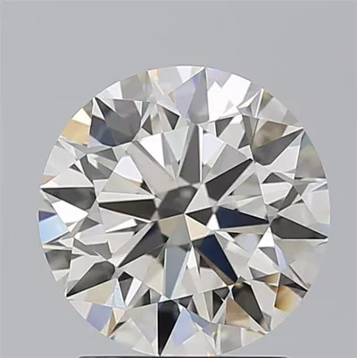 2.04ct K VVS2 Rare Carat Ideal Cut Round Diamond