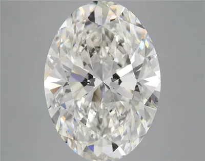 6.01ct H VS2 Rare Carat Ideal Cut Oval Lab Grown Diamond