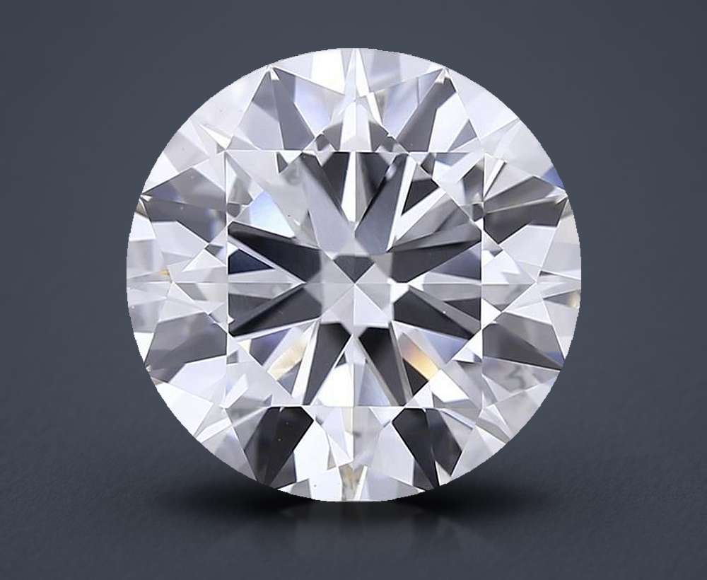 9.07ct F VVS2 Rare Carat Ideal Cut Round Lab Grown Diamond