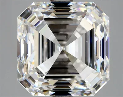 4.50ct G VS2 Very Good Cut Asscher Diamond