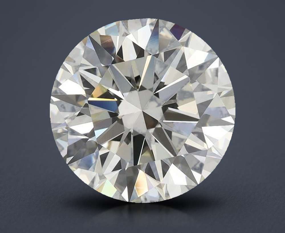 5.66ct K VS1 Rare Carat Ideal Cut Round Diamond