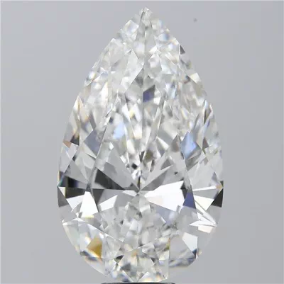 10.71ct F VVS2 Rare Carat Ideal Cut Pear Lab Grown Diamond