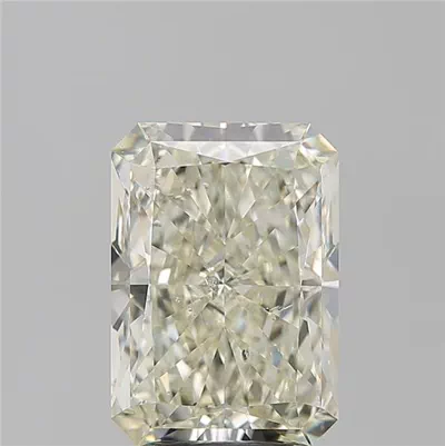 3.23ct K SI2 Rare Carat Ideal Cut Radiant Diamond