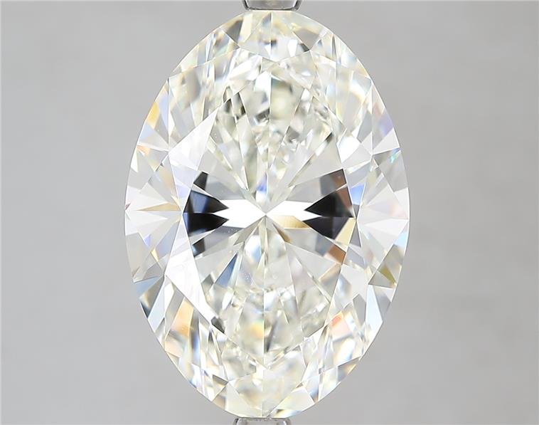 6.03ct J IF Rare Carat Ideal Cut Oval Diamond