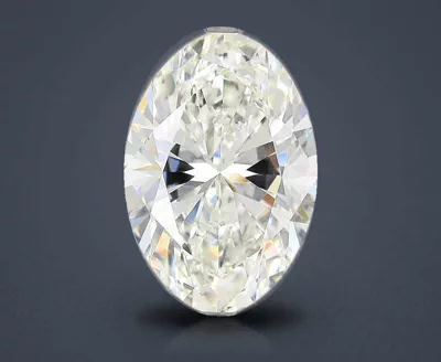6.03ct J IF Rare Carat Ideal Cut Oval Diamond