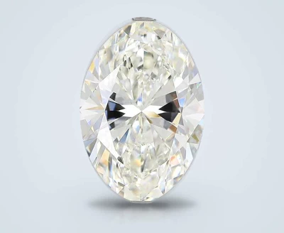 6.03ct J IF Rare Carat Ideal Cut Oval Diamond