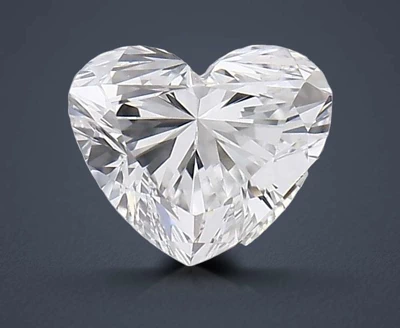 0.23ct F VVS1 Good Cut Heart Diamond
