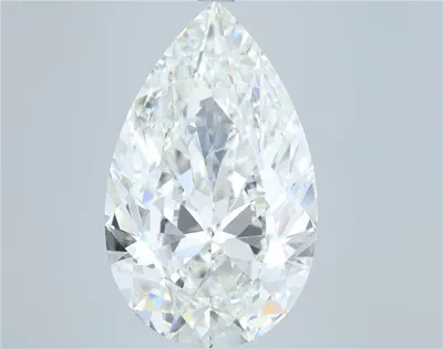 10.05ct G SI1 Rare Carat Ideal Cut Pear Diamond