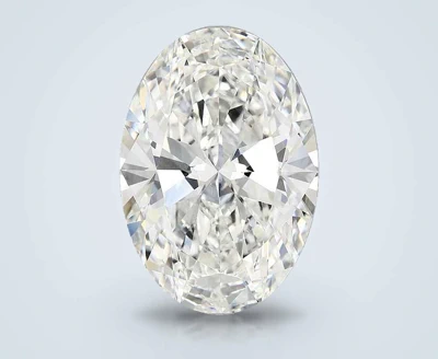 10.07ct F VVS2 Rare Carat Ideal Cut Oval Lab Grown Diamond
