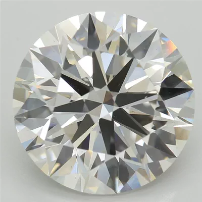 5.59ct F VS2 Rare Carat Ideal Cut Round Lab Grown Diamond