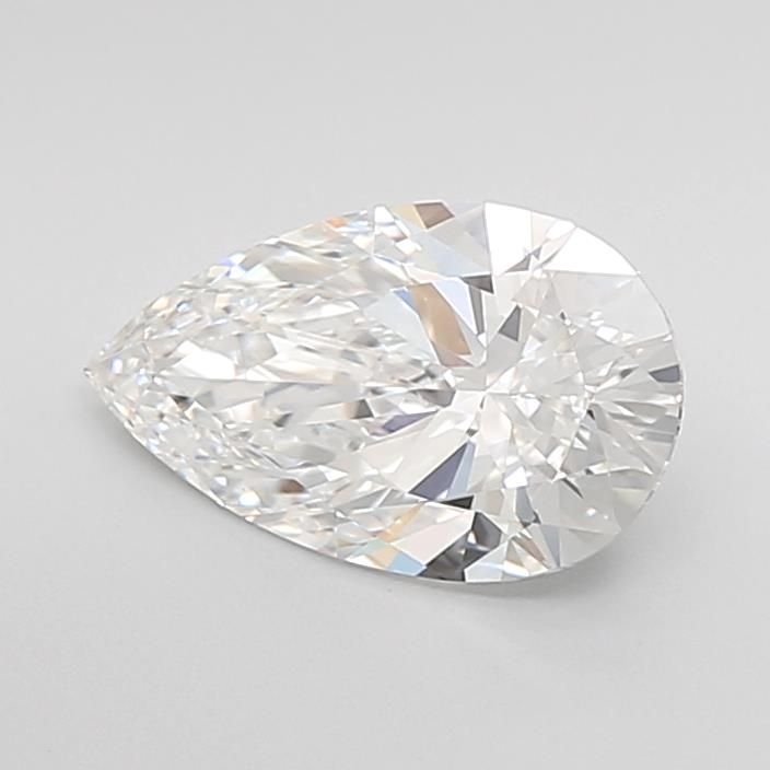 1.67ct E VVS2 Rare Carat Ideal Cut Pear Lab Grown Diamond