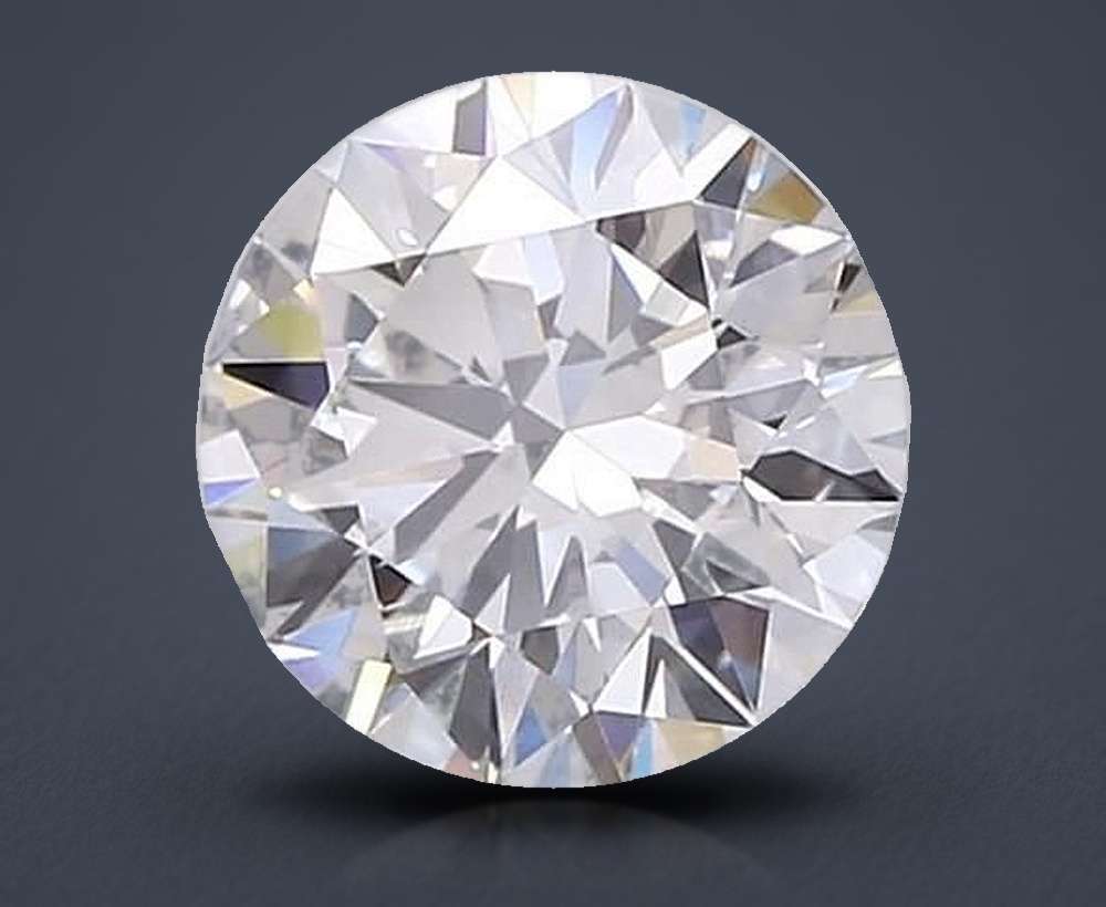 3.13ct F VVS2 Rare Carat Ideal Cut Round Lab Grown Diamond