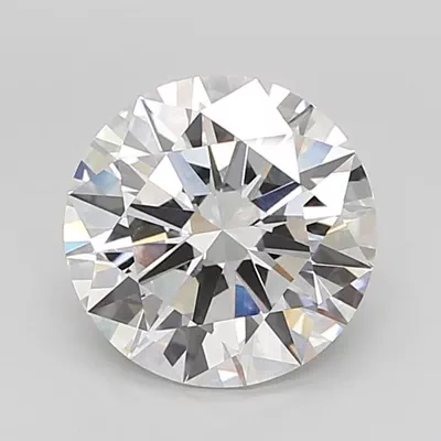 5.01ct G VVS2 Rare Carat Ideal Cut Round Lab Grown Diamond