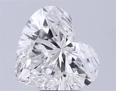 5.52ct F VS1 Rare Carat Ideal Cut Heart Lab Grown Diamond
