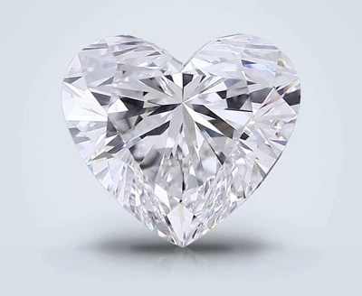 5.52ct F VS1 Rare Carat Ideal Cut Heart Lab Grown Diamond
