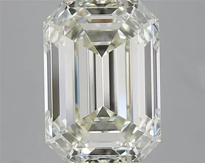 5.02ct K VVS1 Rare Carat Ideal Cut Emerald Diamond