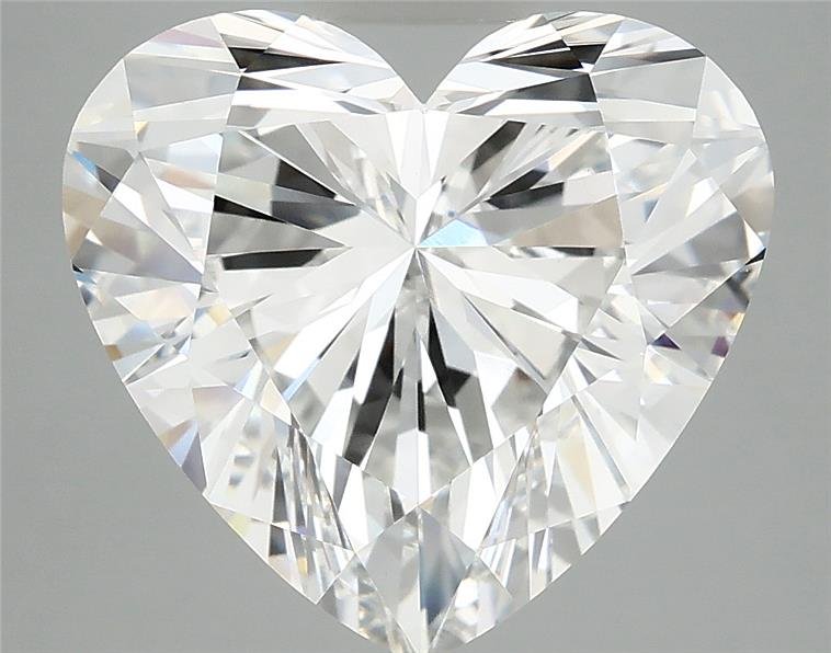 5.93ct F VS1 Rare Carat Ideal Cut Heart Lab Grown Diamond