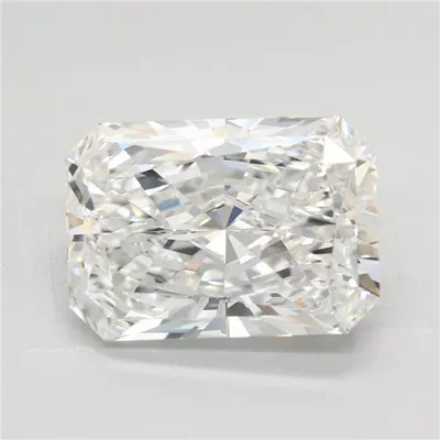 5.03ct F VVS2 Rare Carat Ideal Cut Radiant Lab Grown Diamond