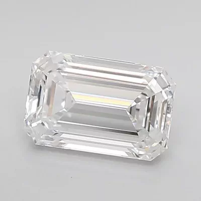 1.52ct D VVS1 Rare Carat Ideal Cut Emerald Lab Grown Diamond