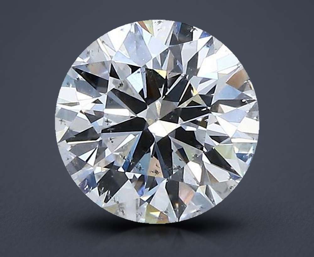 1.52ct D SI2 Rare Carat Ideal Cut Round Diamond