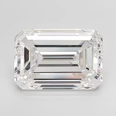 6.01ct E VVS2 Rare Carat Ideal Cut Emerald Lab Grown Diamond