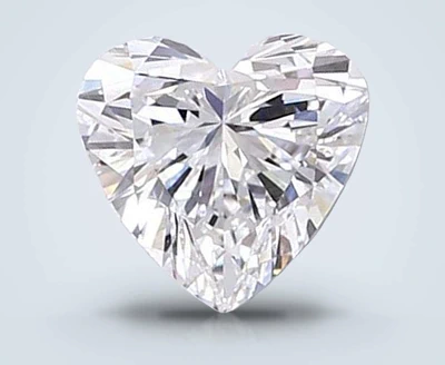1.00ct D VS2 Very Good Cut Heart Lab Grown Diamond