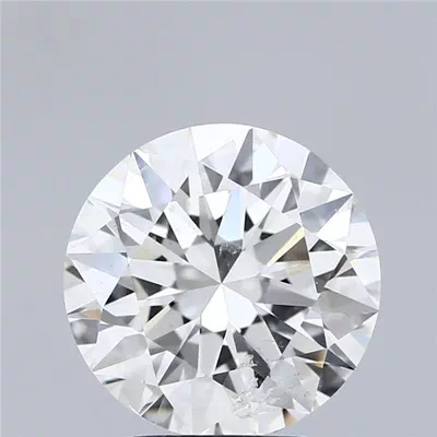 3.50ct K SI2 Rare Carat Ideal Cut Round Diamond