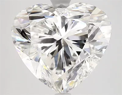 4.43ct E VS2 Rare Carat Ideal Cut Heart Diamond