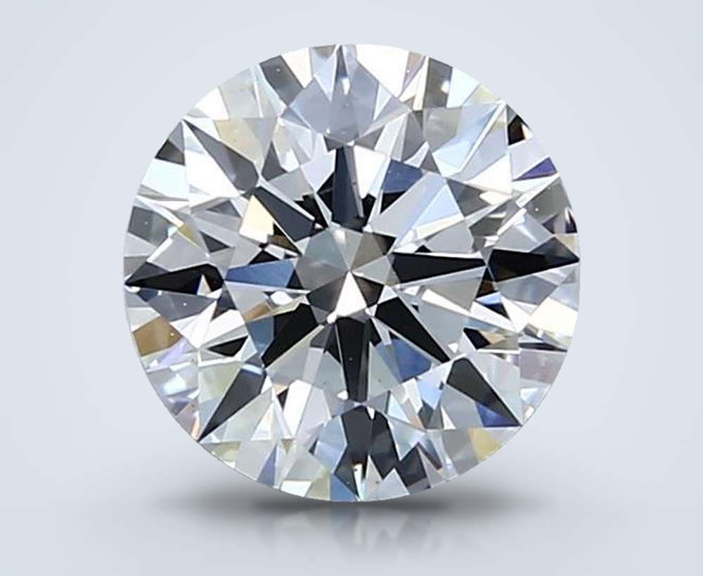 1.55ct D VS1 Rare Carat Ideal Cut Round Lab Grown Diamond
