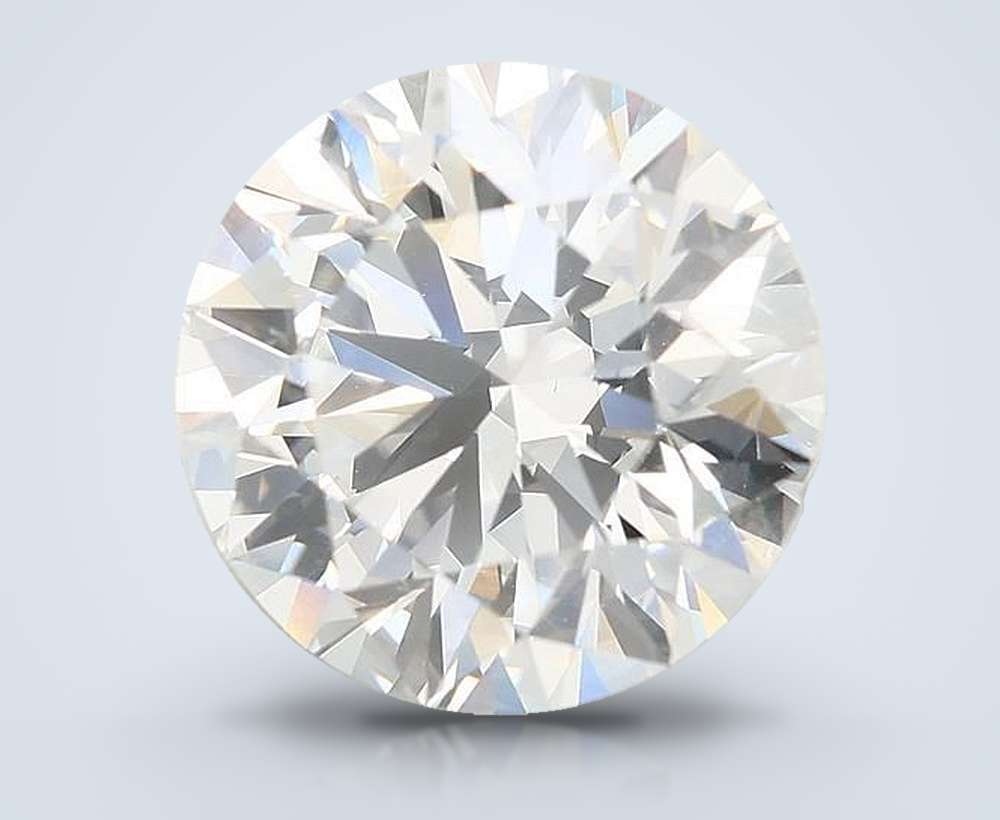 4.07ct G VVS2 Rare Carat Ideal Cut Round Lab Grown Diamond