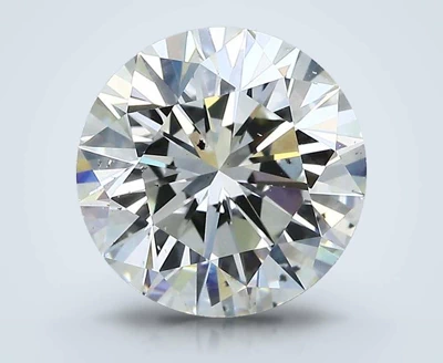 3.08ct K SI1 Very Good Cut Round Diamond