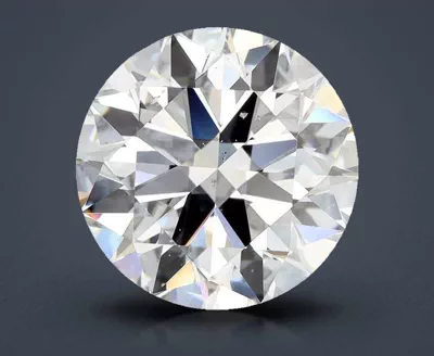 3.01ct E SI2 Rare Carat Ideal Cut Round Diamond