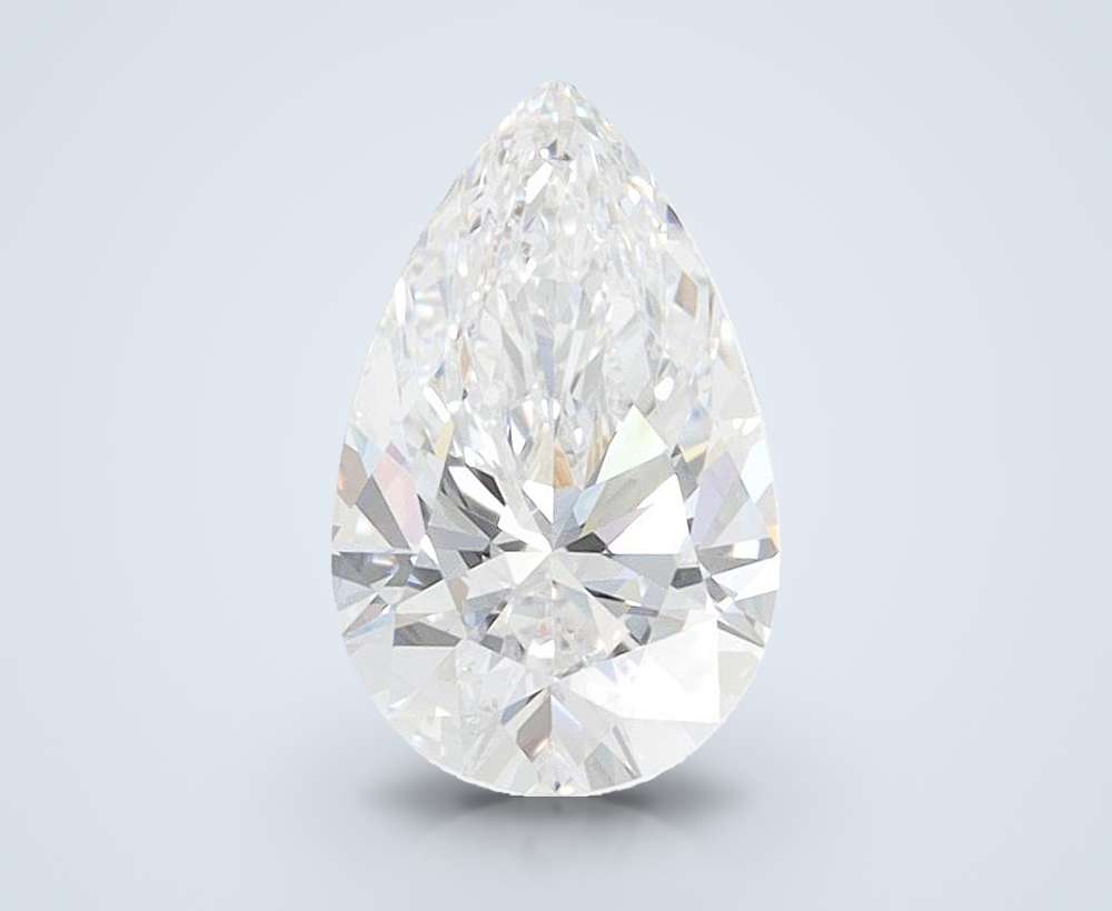 1.26ct D VVS1 Rare Carat Ideal Cut Pear Lab Grown Diamond
