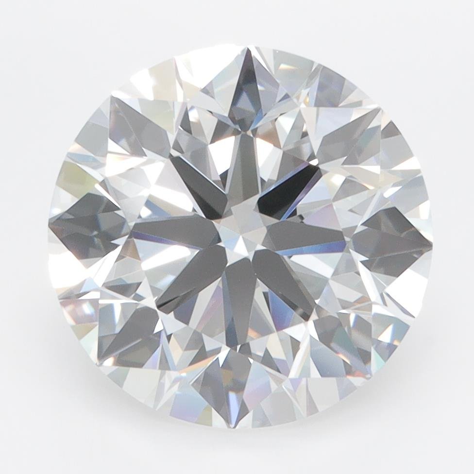 3.90ct D FL Rare Carat Ideal Cut Round Lab Grown Diamond