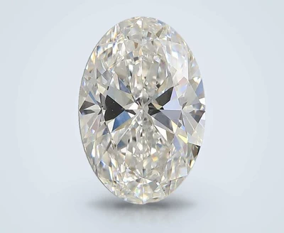 5.05ct E VVS2 Rare Carat Ideal Cut Oval Lab Grown Diamond