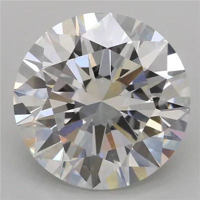 5.02ct F VVS2 Rare Carat Ideal Cut Round Lab Grown Diamond