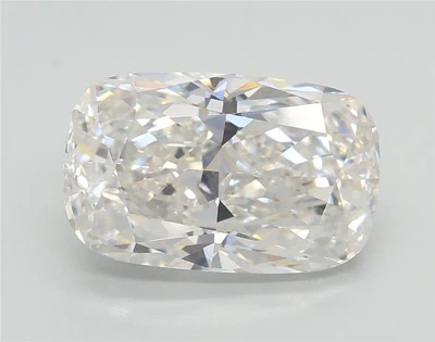 3.02ct E VVS2 Very Good Cut Cushion Lab Grown Diamond