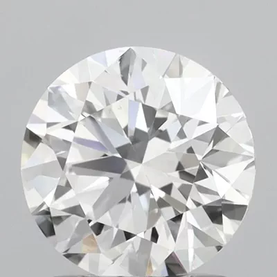 1.44ct E SI1 Rare Carat Ideal Cut Round Lab Grown Diamond