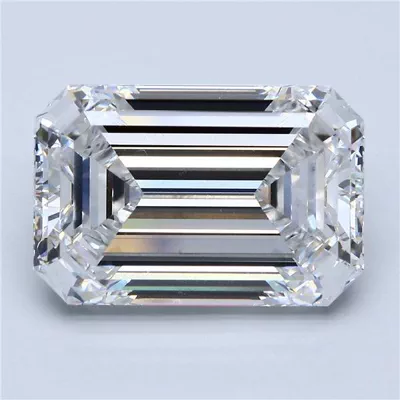 10.27ct E VS2 Rare Carat Ideal Cut Emerald Lab Grown Diamond