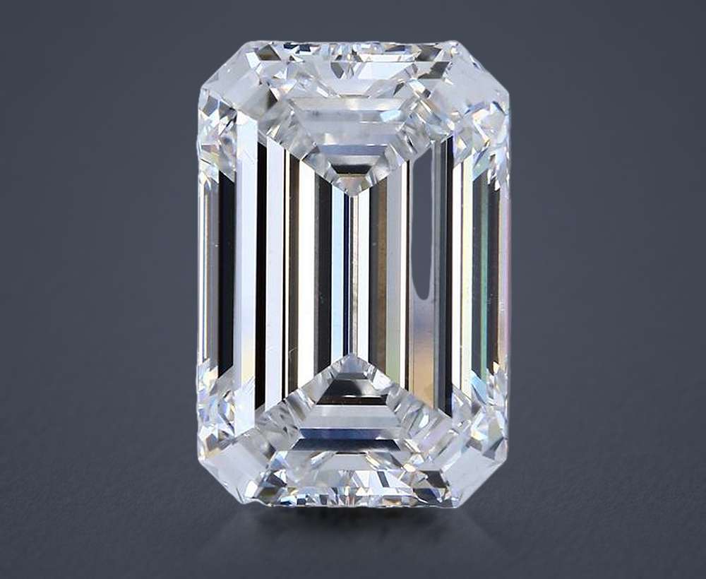 10.27ct E VS2 Rare Carat Ideal Cut Emerald Lab Grown Diamond
