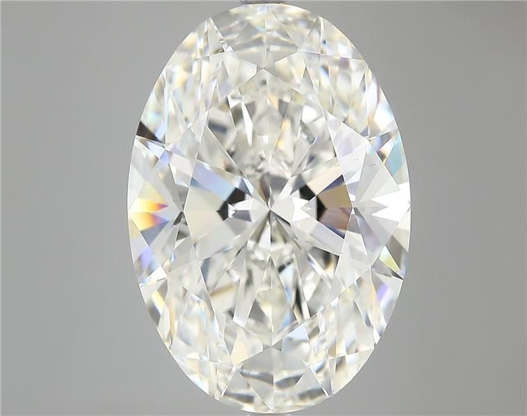 10.18ct F VS1 Rare Carat Ideal Cut Oval Lab Grown Diamond