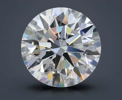 3.07ct D VS2 Rare Carat Ideal Cut Round Lab Grown Diamond