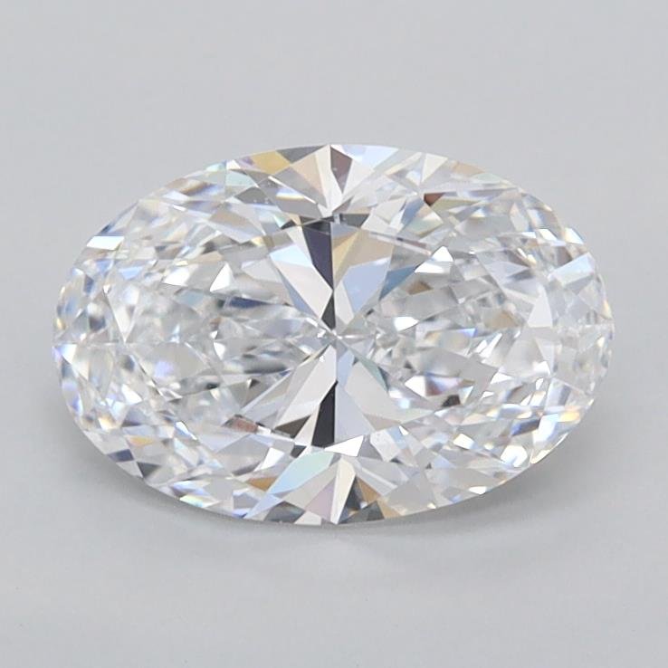 1.03ct D FL Rare Carat Ideal Cut Oval Lab Grown Diamond