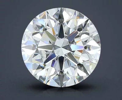 5.01ct F VS2 Rare Carat Ideal Cut Round Diamond
