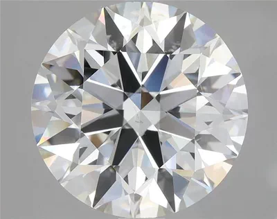 3.16ct I SI1 Rare Carat Ideal Cut Round Diamond