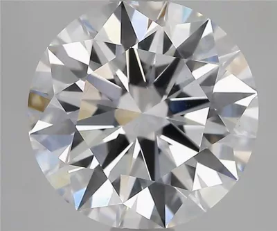 3.31ct D VS2 Rare Carat Ideal Cut Round Diamond