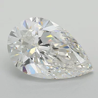 2.73ct E VS1 Rare Carat Ideal Cut Pear Lab Grown Diamond