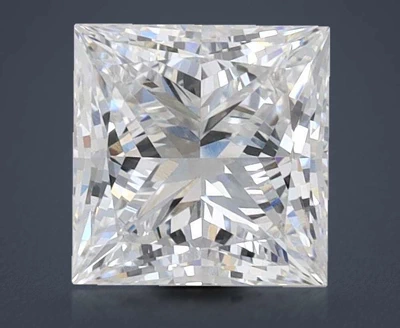 1.51ct D VS1 Rare Carat Ideal Cut Princess Lab Grown Diamond