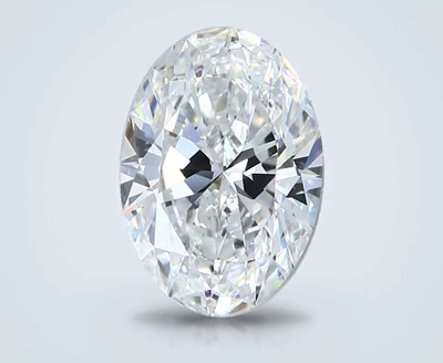 4.02ct E SI1 Rare Carat Ideal Cut Oval Diamond