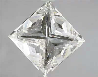 5.01ct J VVS1 Rare Carat Ideal Cut Princess Diamond